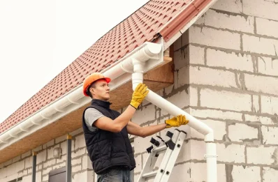 Pose et remplacement de gouttières à Caseneuve